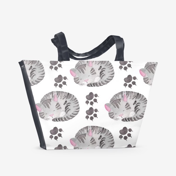Пляжная сумка «Отдыхающая Кошка»