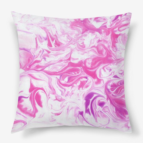 Подушка «Розовый мрамор»