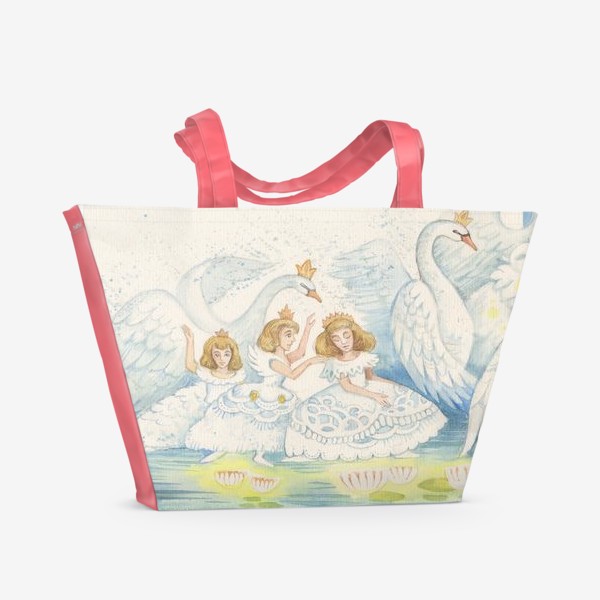 Пляжная сумка «Лебединое озеро»
