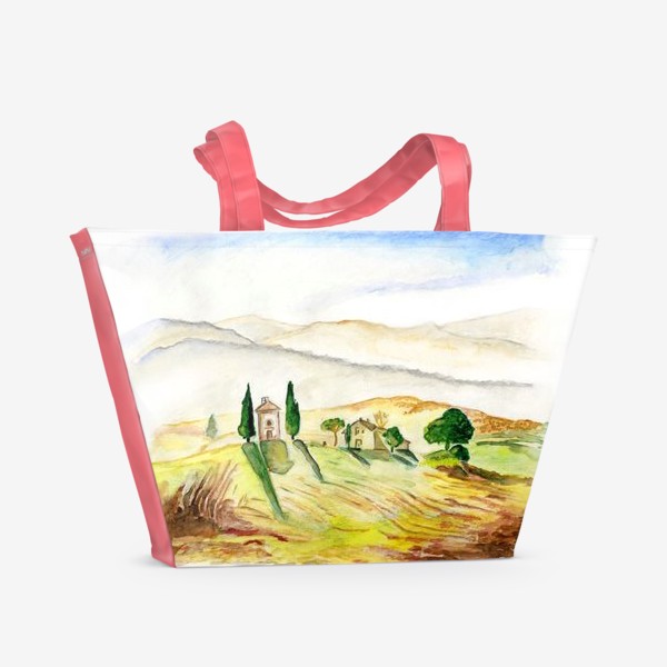 Пляжная сумка «Сиена. Итальянские истории.»