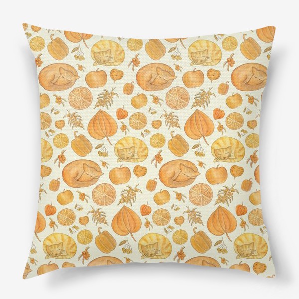 Подушка «Оранжевое настроение »