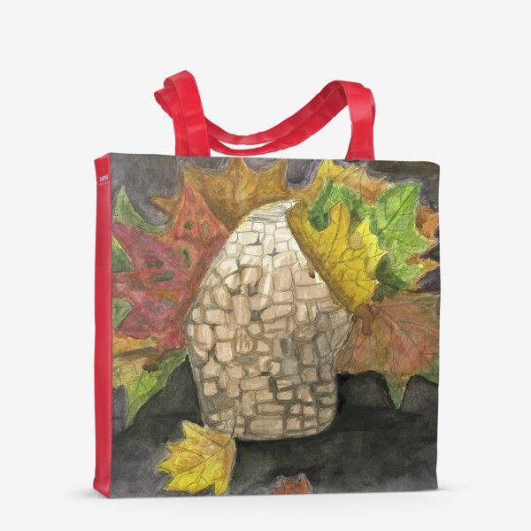 Сумка-шоппер &laquo;Осенний акварельный натюрморт с корзинкой&raquo;