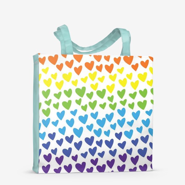 Сумка-шоппер «Rainbow hearts»