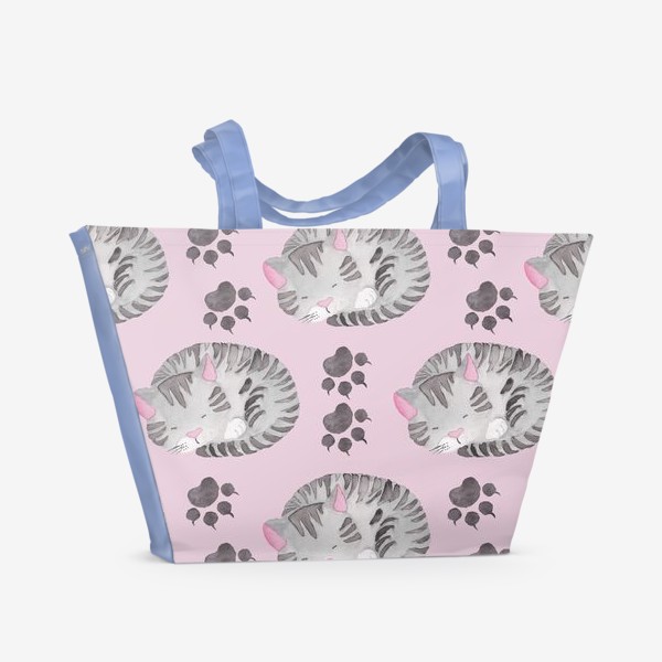 Пляжная сумка &laquo;Cats Pink&raquo;