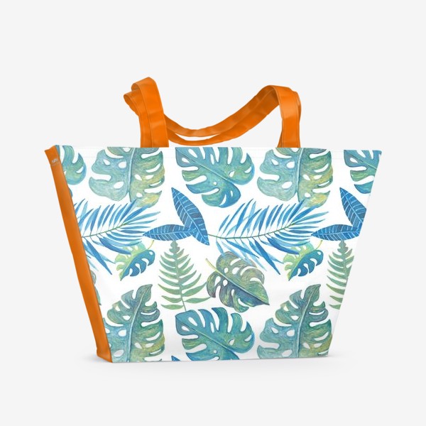 Пляжная сумка «Тропический сад»