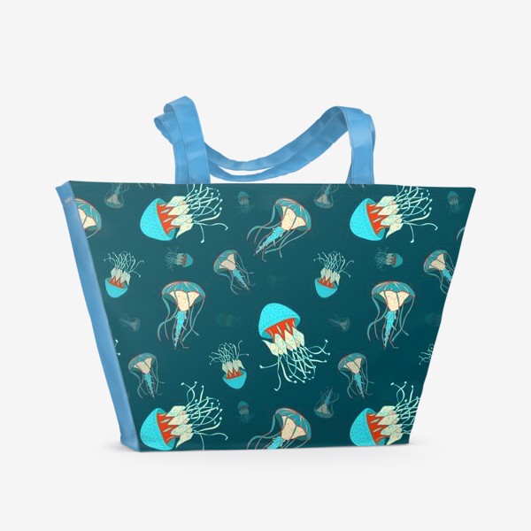 Пляжная сумка &laquo;Парящие медузы&raquo;