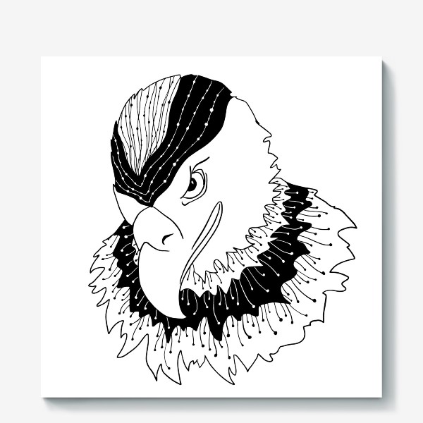 Холст «Doodle eagle»