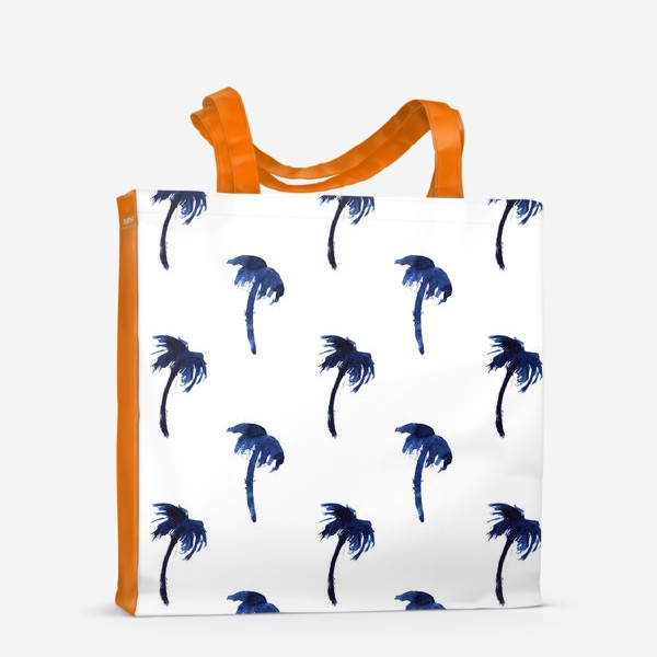 Сумка-шоппер &laquo;Синие морские пальмы&raquo;
