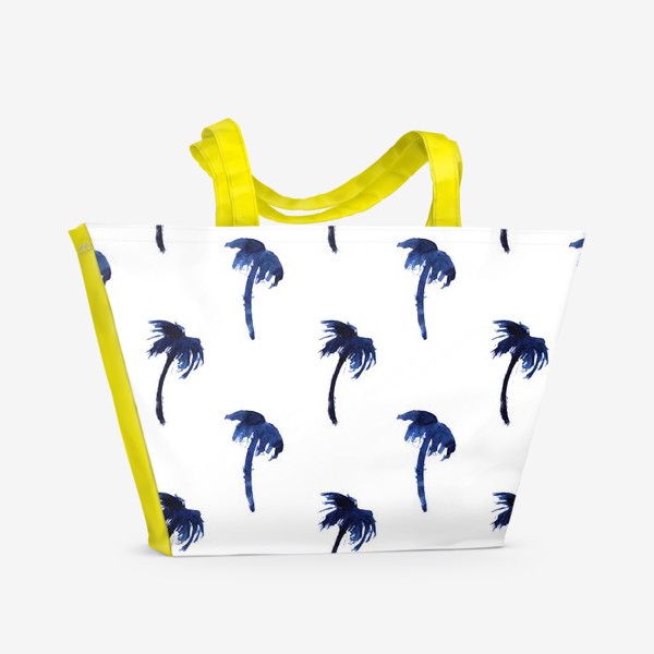 Пляжная сумка &laquo;Синие морские пальмы&raquo;