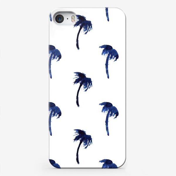 Чехол iPhone «Синие морские пальмы»