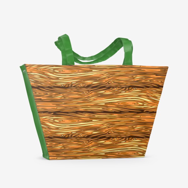 Пляжная сумка «Деревянные доски.»