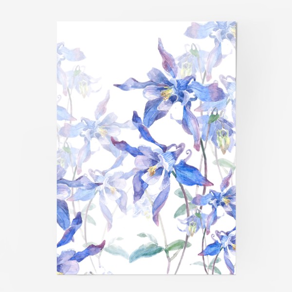 Постер &laquo;Голубые цветы&raquo;