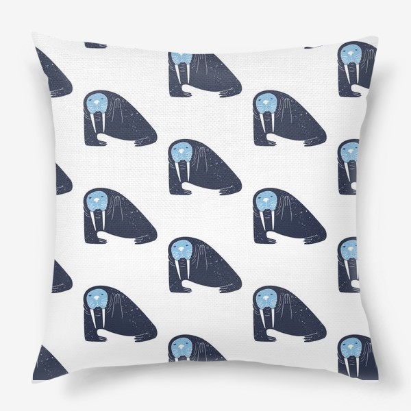 Подушка «Приветливые моржи»