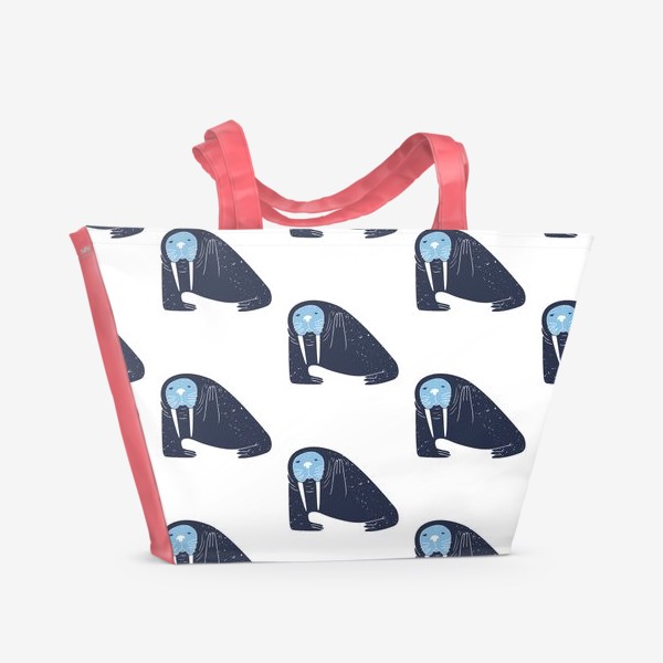 Пляжная сумка «Приветливые моржи»