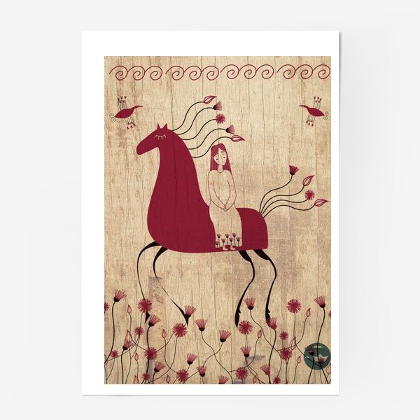 Постер «Мезенская лошадь»