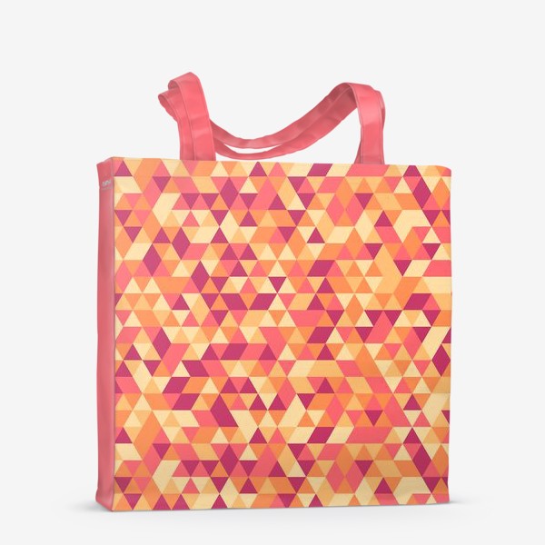 Сумка-шоппер «Осенний стиль. Треугольники»