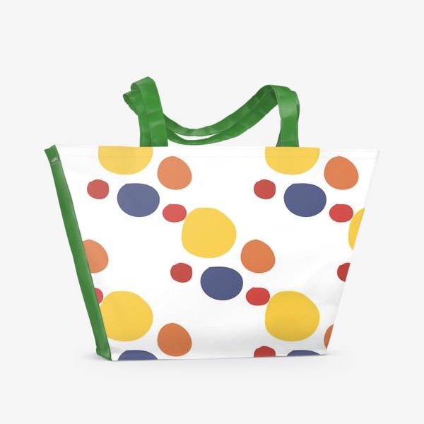Пляжная сумка «Colorful Dots Pattern»