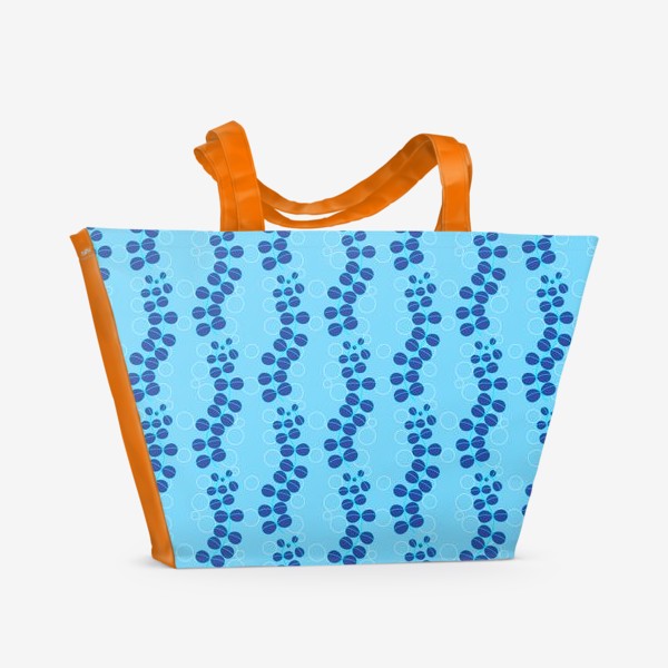 Пляжная сумка «Подводный узор»