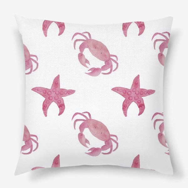 Подушка «Crab Pattern»