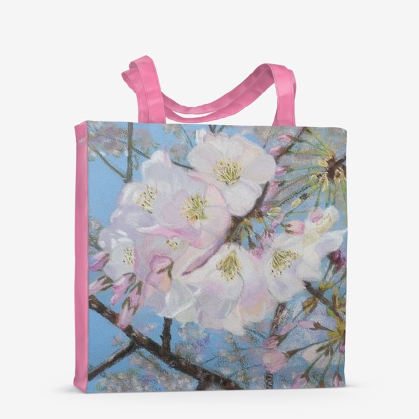 Сумка-шоппер «цветущая вишня-сакура»
