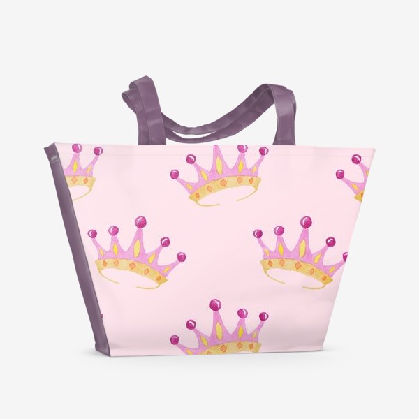 Пляжная сумка «Crown Pink»