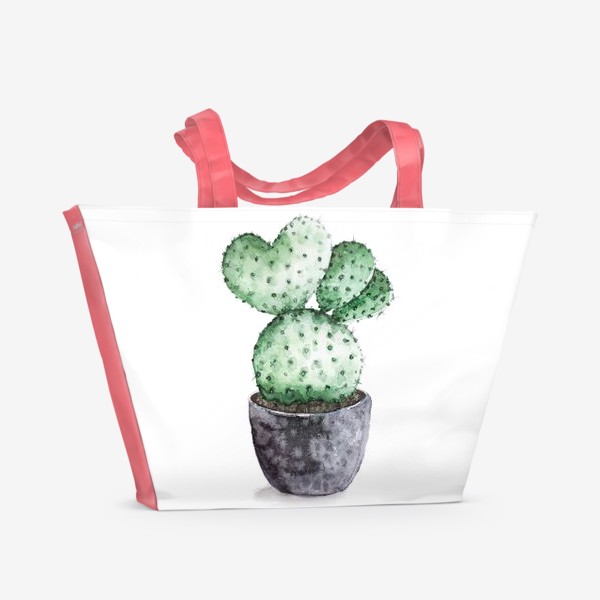 Пляжная сумка «кактус»