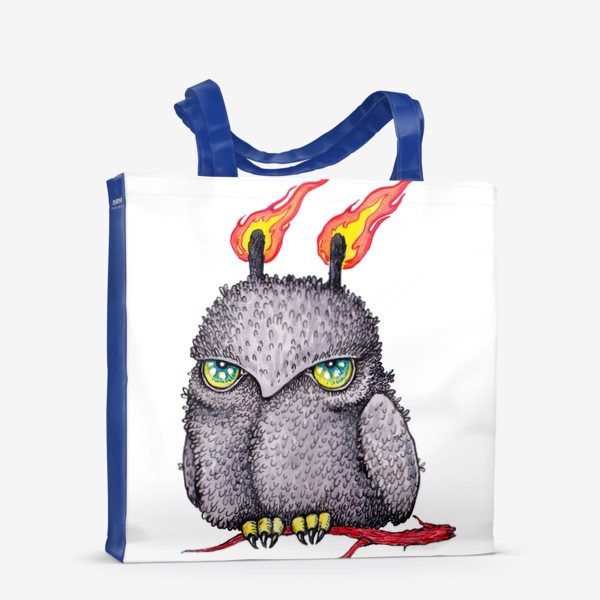 Сумка-шоппер «Огненная сова (owl)»