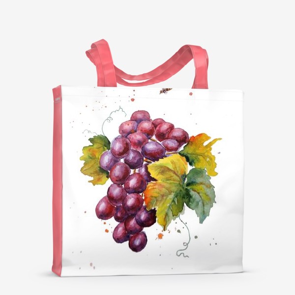 Сумка-шоппер «Гроздь красного винограда»