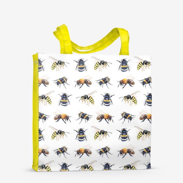 Сумка-шоппер «Пчёлы, осы, шмели»