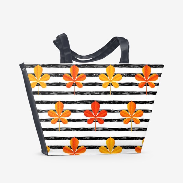 Пляжная сумка «Листья каштана»
