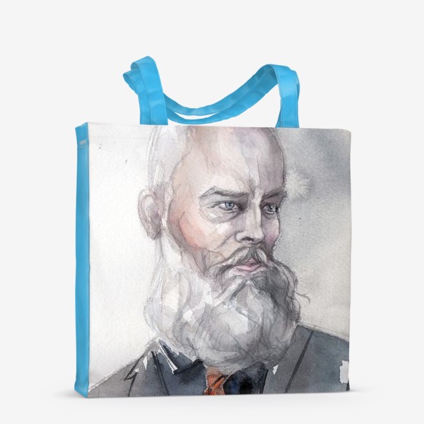 Сумка-шоппер «Фэшн мужчина с бородой»