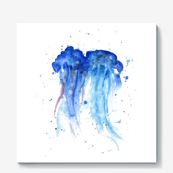 Холст «Влюбленные медузы»