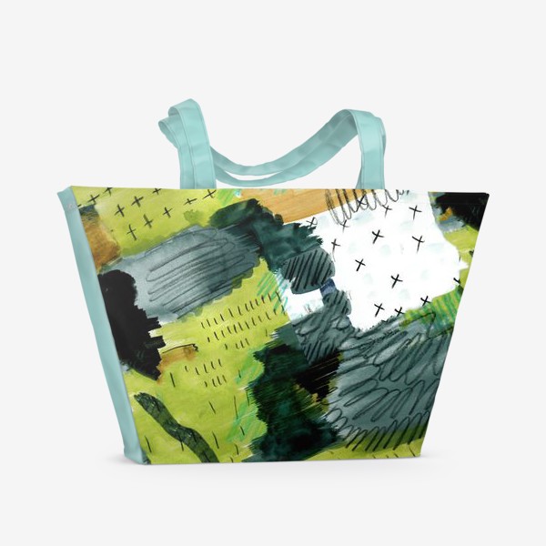 Пляжная сумка «Абстрактный рисунок»