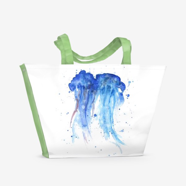 Пляжная сумка «Влюбленные медузы»