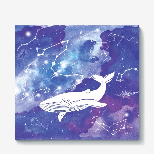 Холст «Небесный кит»
