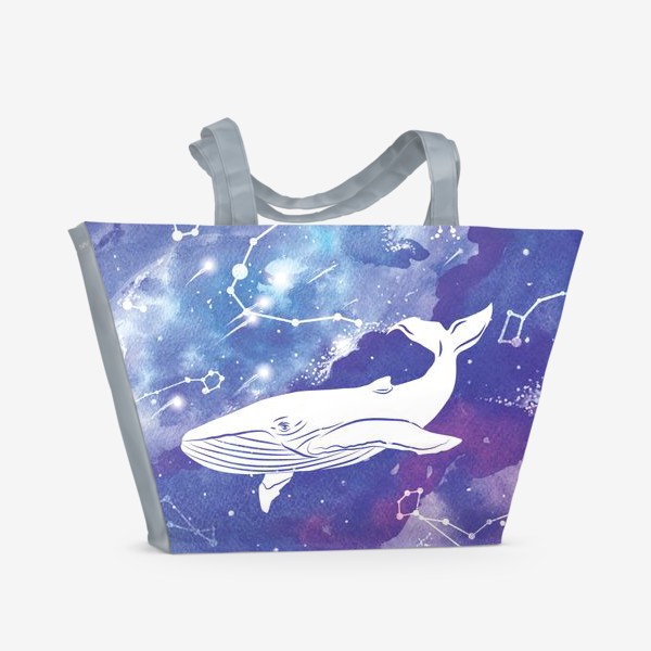 Пляжная сумка «Небесный кит»