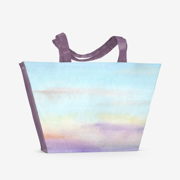 Пляжная сумка «акварельное небо»