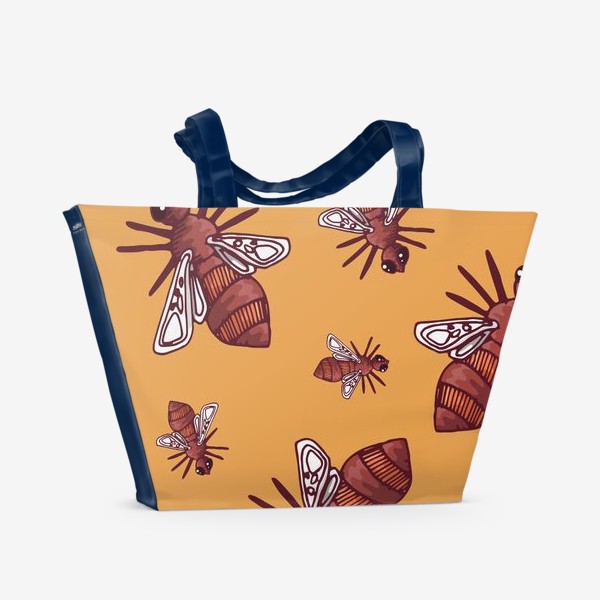 Пляжная сумка «Bees#2»