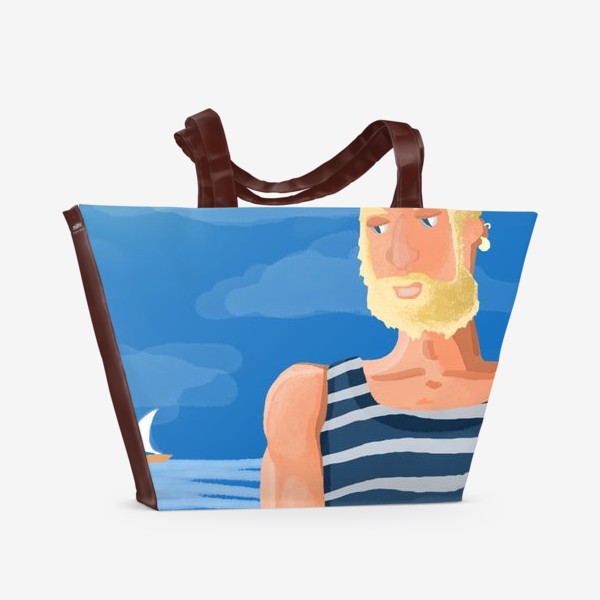 Пляжная сумка «В мечтах о море»