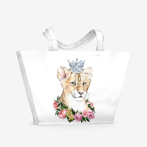 Пляжная сумка «Принцесса Львица»