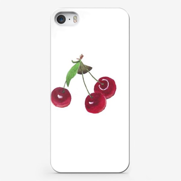 Чехол iPhone «вишенки»