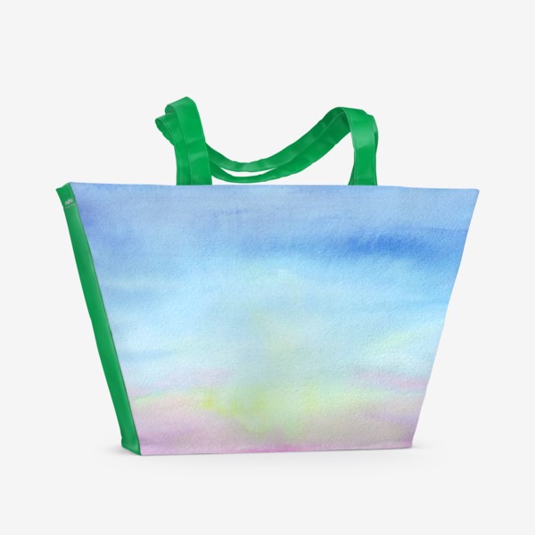 Пляжная сумка «акварельное небо 2»
