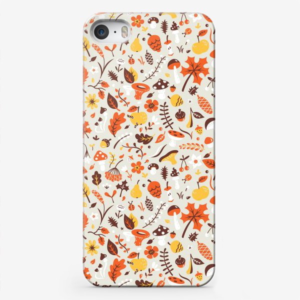 Чехол iPhone «Осенний паттерн»