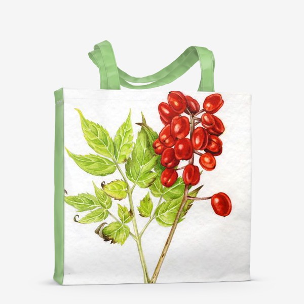 Сумка-шоппер «Красные ягоды»