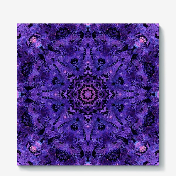 Холст «Purple Mandala 2»