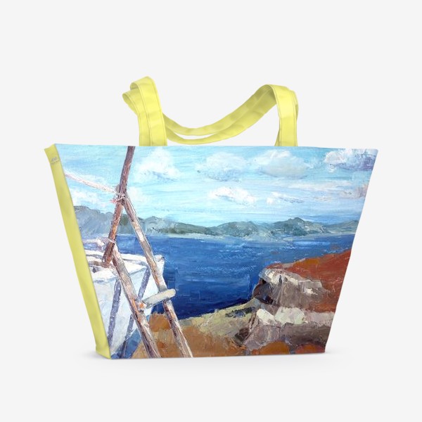 Пляжная сумка &laquo;Море. Горы. Крит&raquo;