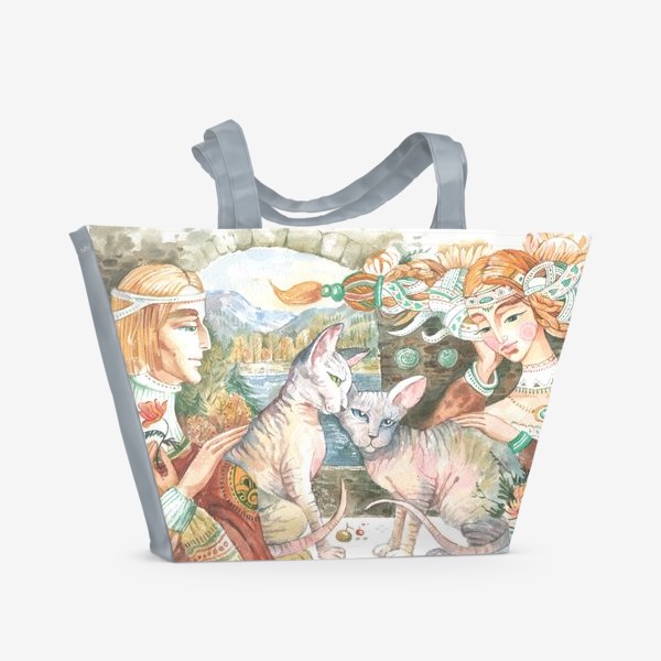 Пляжная сумка «принцы и принцессы»