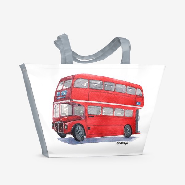 Пляжная сумка &laquo;Лондонский автобус&raquo;