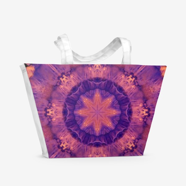 Пляжная сумка «Purple Mandala 3»