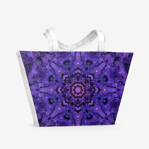 Пляжная сумка «Purple Mandala 2»
